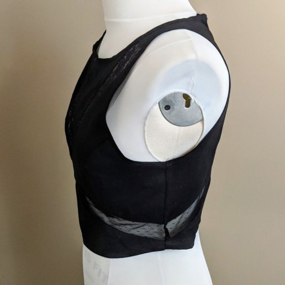 SOLD Sparkle & Fade Lace Detail Crop Top - Picture 8 of 8